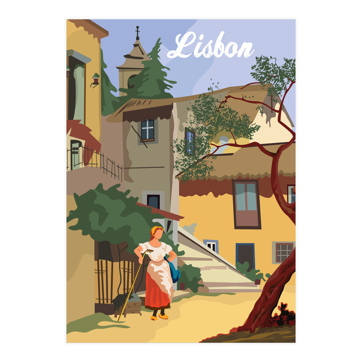 Lisbon, Neighborhood (Print Only)