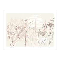 Plant based calming atmosphere earthy tones (Print Only)