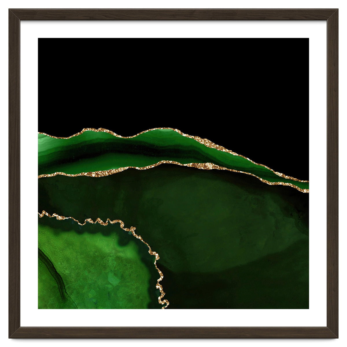 Green & Gold Agate Texture 05