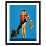 Pinup Girl And Dog Tricks thumbnail