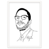 Malcolm X Illustration thumbnail