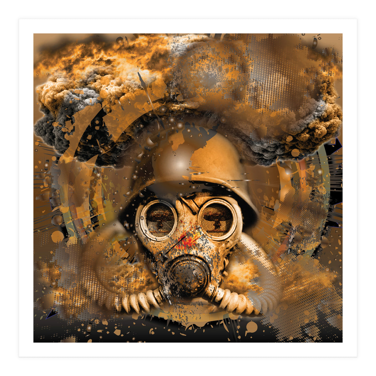 Atomic Bomb Gas Mask (Print Only)