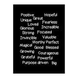 Positive affirmations (Print Only) thumbnail
