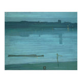 Nocturne, Blue and Silver: Chelsea, 1871 Canvas, 50,2 x 60,8 cm. (Print Only) thumbnail