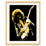 Jimmy Page American Rock Band Guitarist Legend in Pop Art thumbnail