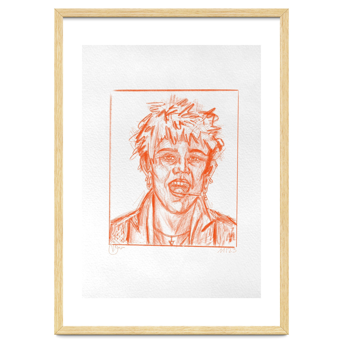 süßsaurer lollipop