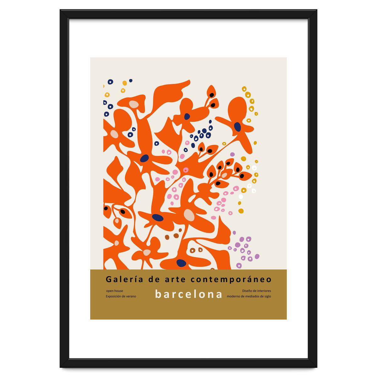 Contemporary art gallery Barcelona design and interior