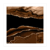 Brown & Gold Agate Texture 11 (Print Only) thumbnail