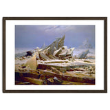 'The Sea of Ice', c. 1823-1824,  Oil on canvas, 96.7 x 126.9 cm. thumbnail