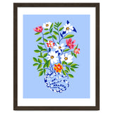 The Floopy Planter, Abstract Flower Pot Illustration, Pop Bohemian Eclectic Botanical, Flower Colorful Blossom thumbnail