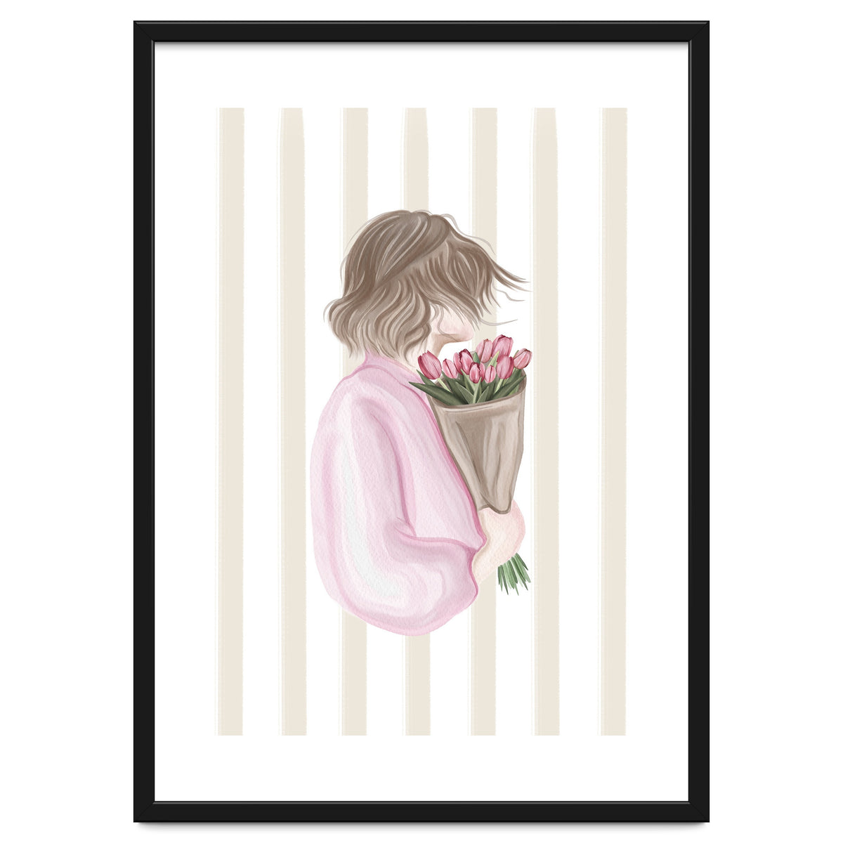 The Girl With The Tulips