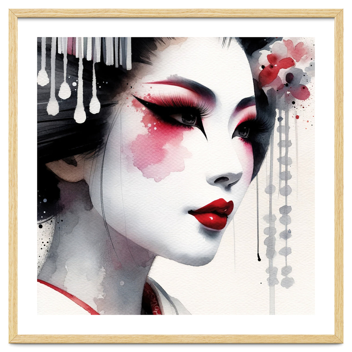 Porcelain Bloom Modern Geisha