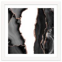 Black & Rose Gold Agate Texture 07
