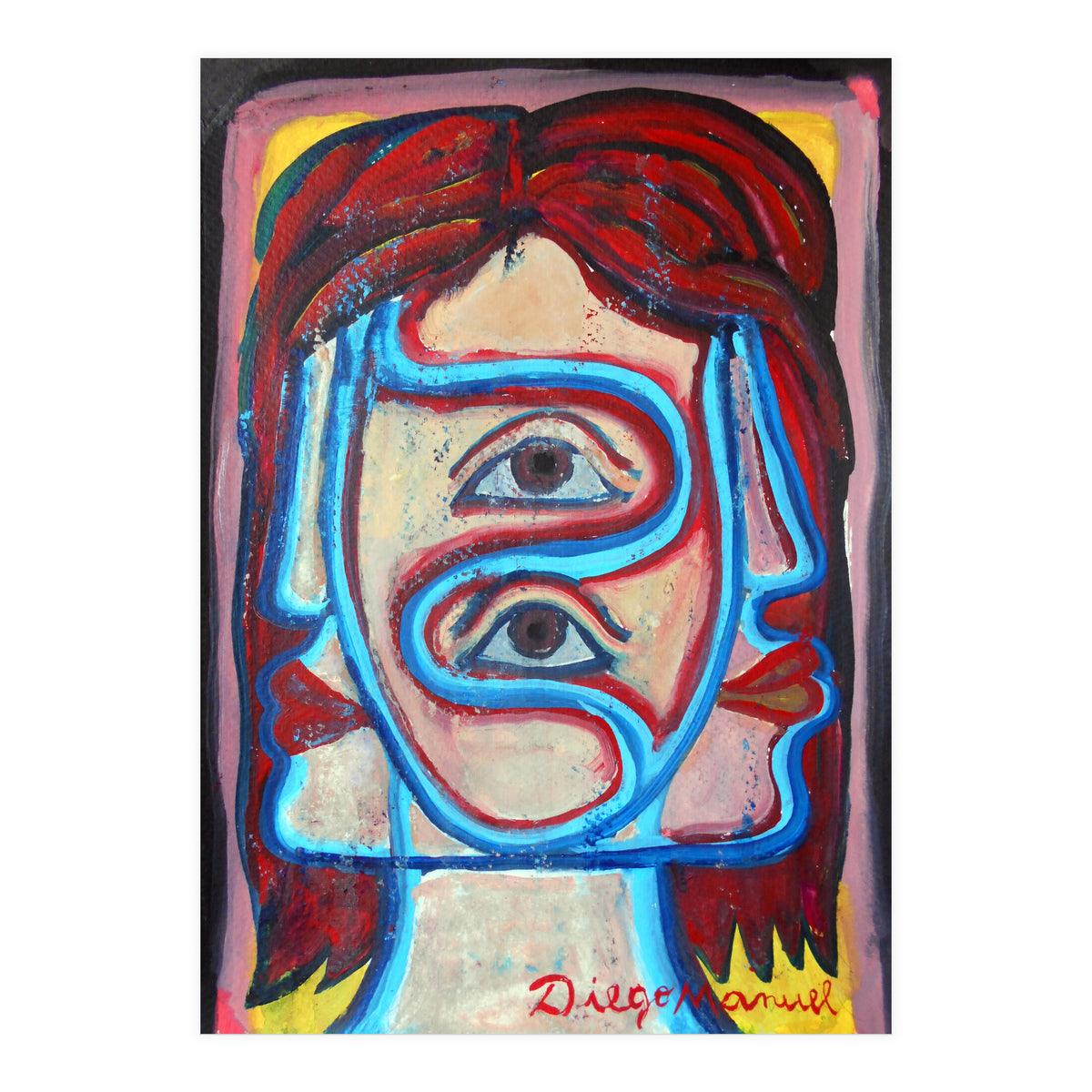 Cabeza De Mujer 39 B (Print Only)