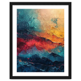 Abstract Textured Mountain Landscape thumbnail