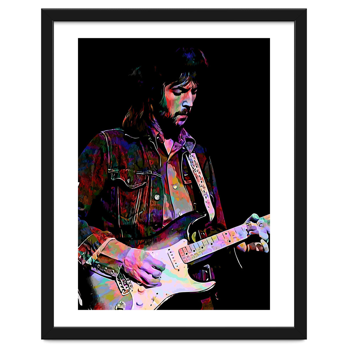 Eric Clapton Rock and Blues Guitarist Legend v2