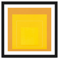 JOSEF ALBERS - HOMAGE TO THE SQUARE ORANGE YELLOW