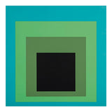 JOSEF ALBERS - HOMAGE TO THE SQUARE GREEN BLACK (Print Only) thumbnail