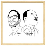 Martin Luther King Jr and Malcolm X thumbnail