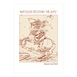 “napoleon Crossing The Alps,” – Jacques Louis David (Print Only) thumbnail
