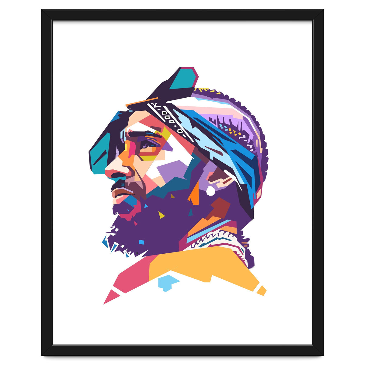 Nipsey Hussle pop art portrait