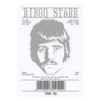 Receipt Art Ringo Starr Quotes (Print Only)