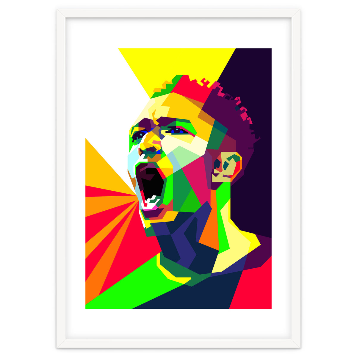 Jude Bellingham Football Pop Art WPAP