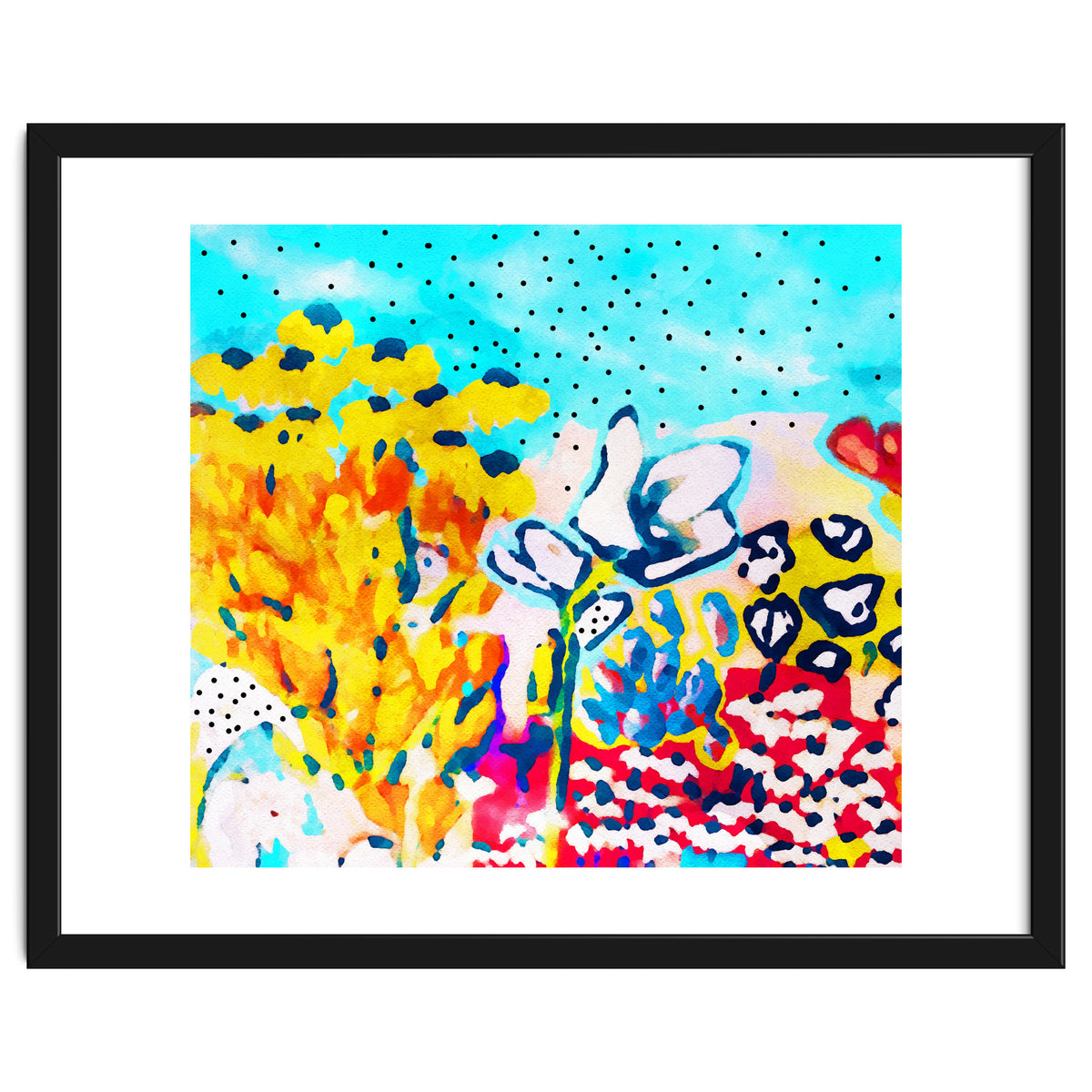 Floral Graffiti #society6 #decor #buyart