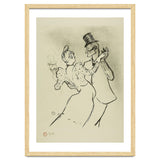La Goulue. Henri de Toulouse-Lautrec; French, 1864-1901. Date: 1894. Dimensions: 308 × 254 mm (im... thumbnail