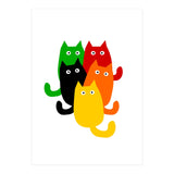 A Bunch Of Cats (Print Only) thumbnail