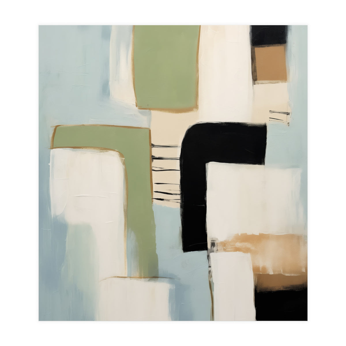 Modern Block Study 1 (Print Only)