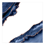 Navy & Rose Gold Agate Texture 27 (Print Only) thumbnail