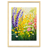 Sun-Drenched Wildflower Meadow Oil Painting thumbnail