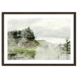 A natural hot spring landscape where steam rises - Iceland thumbnail