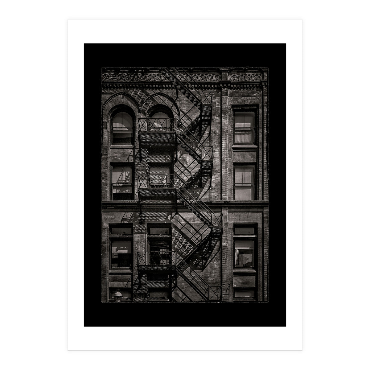 Gooderham Flatiron Building No 2 with Border (Print Only)
