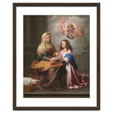 Bartolomé Esteban Murillo / 'Saint Anne with the Virgin', ca.  1655, Spanish School. VIRGIN MARY. thumbnail