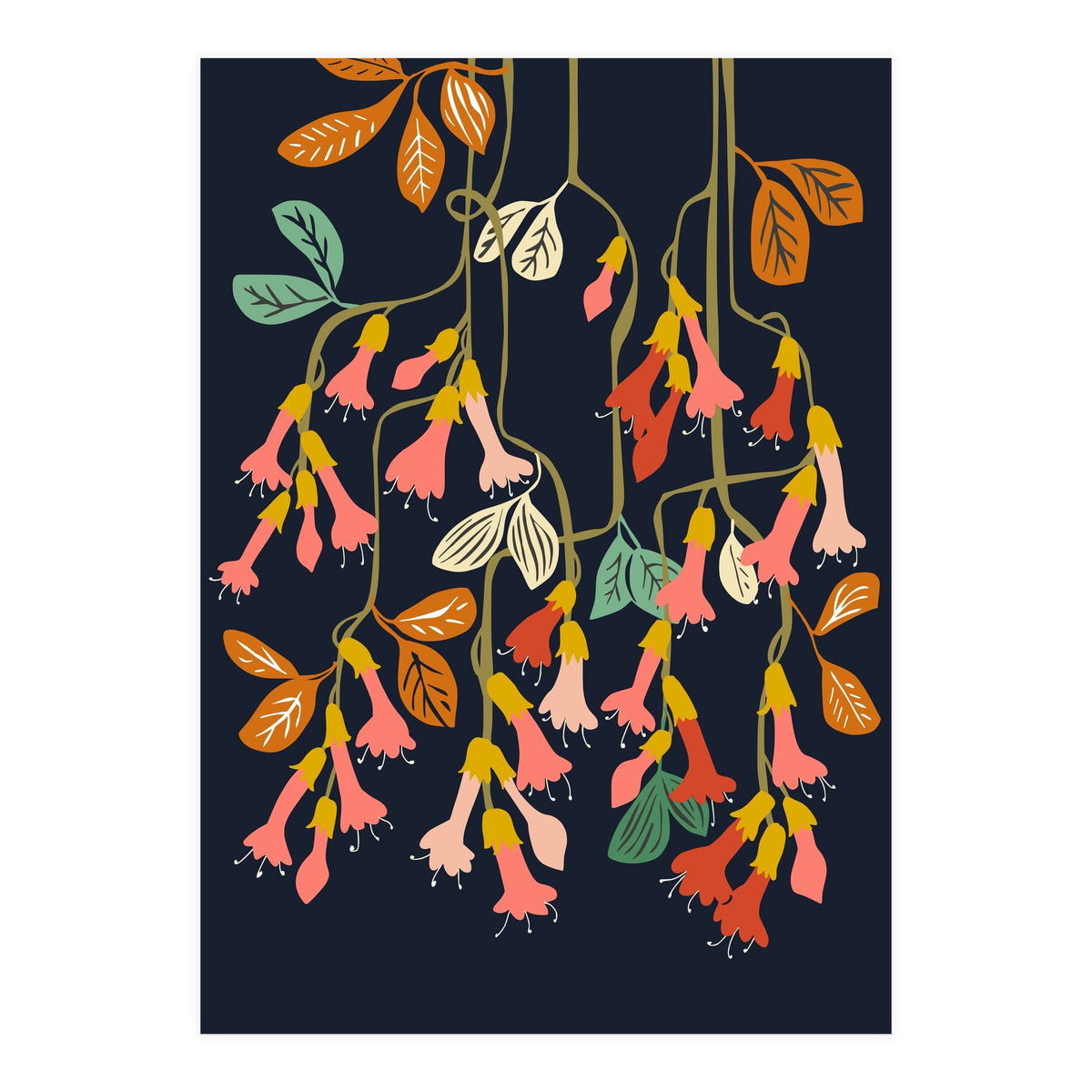 Fuchsia Flower affection (Print Only)