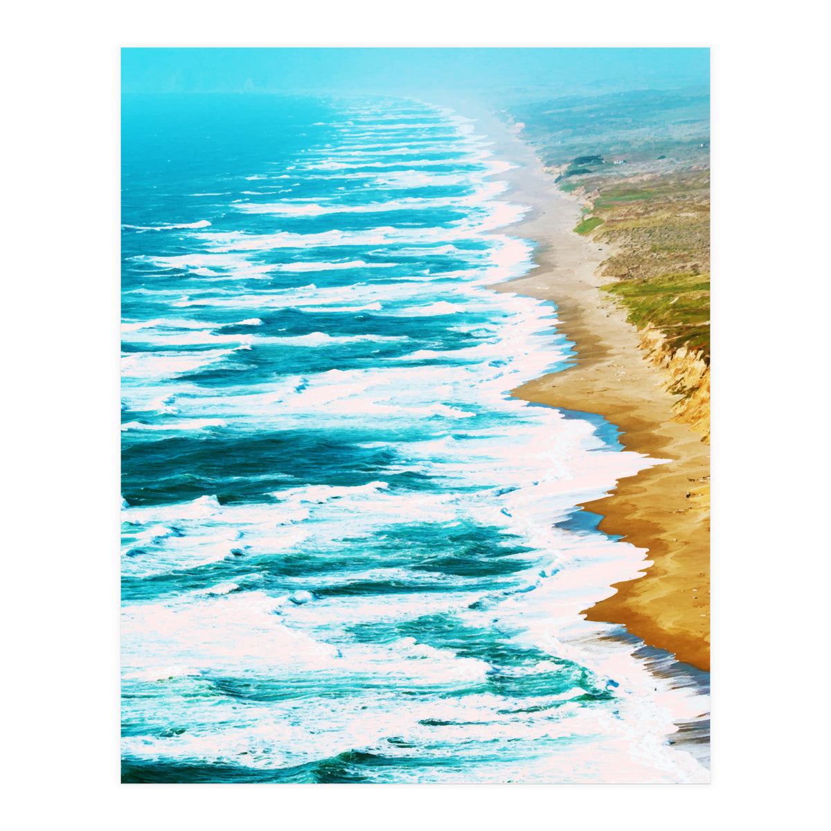 Live By The Sea #society6 #decor #buyart (Print Only)