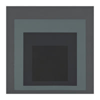 JOSEF ALBERS - HOMAGE TO THE SQUARE BLACK GREY (Print Only)