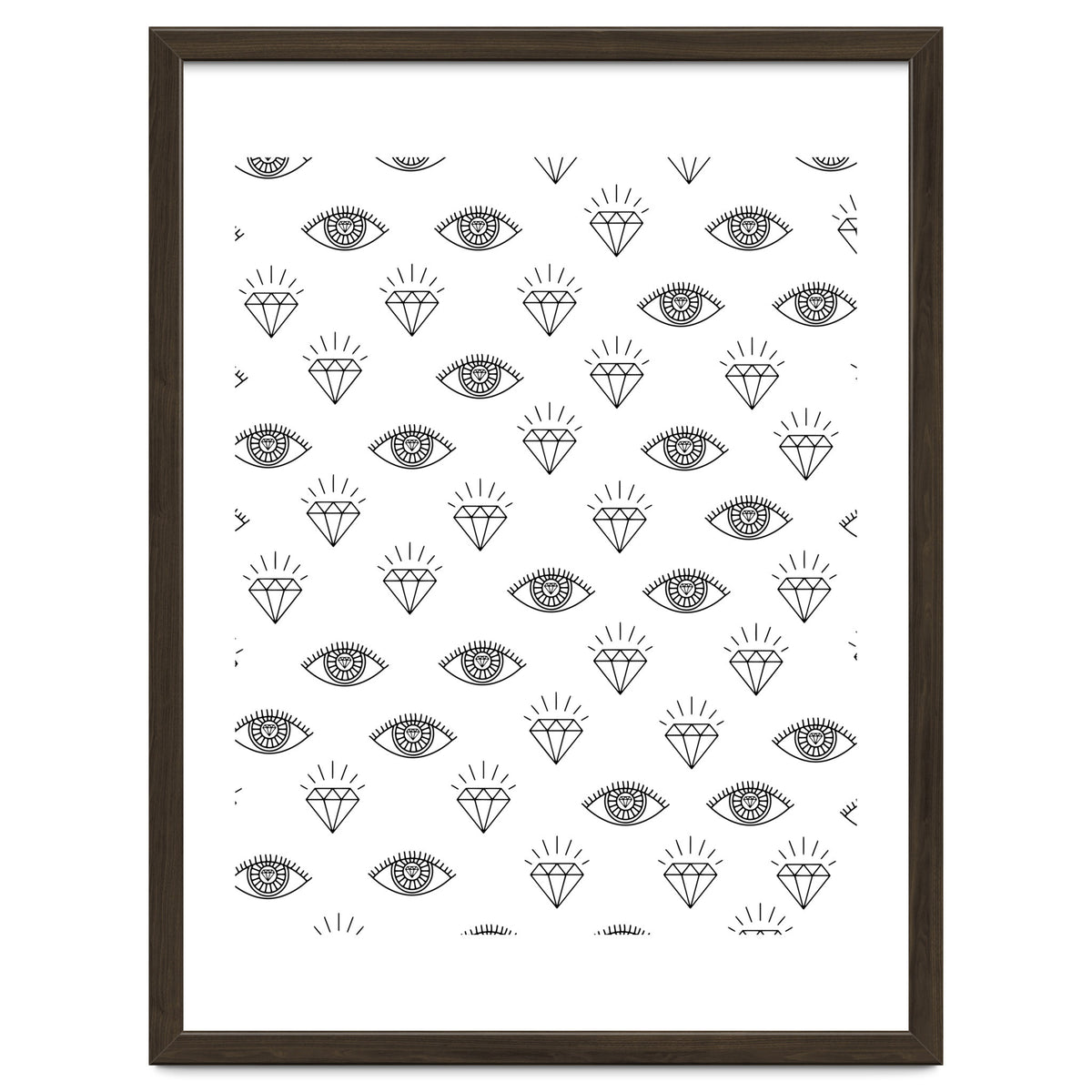Diamond Eyes #society6 #decor #buyart
