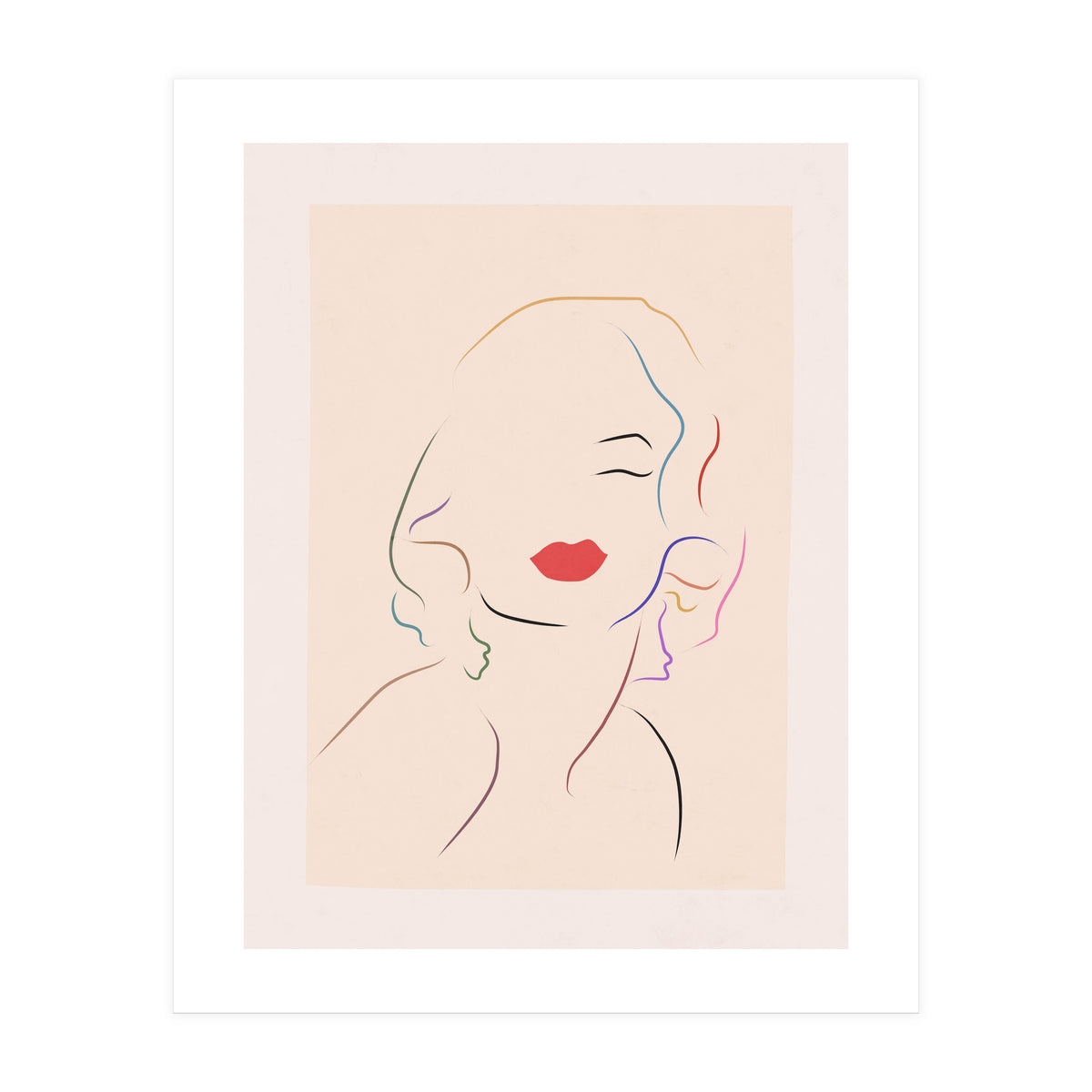 Marilyn's Kiss (Print Only)