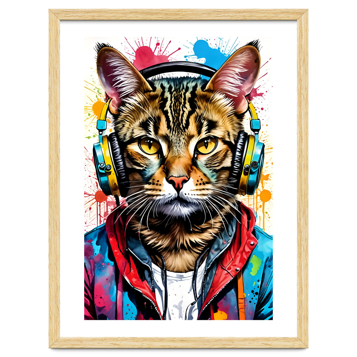 Cat In Headphones music