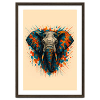 Elephant Animal Watercolor