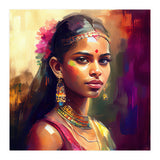 Golden Garland Sinhalese Portrait (Print Only) thumbnail