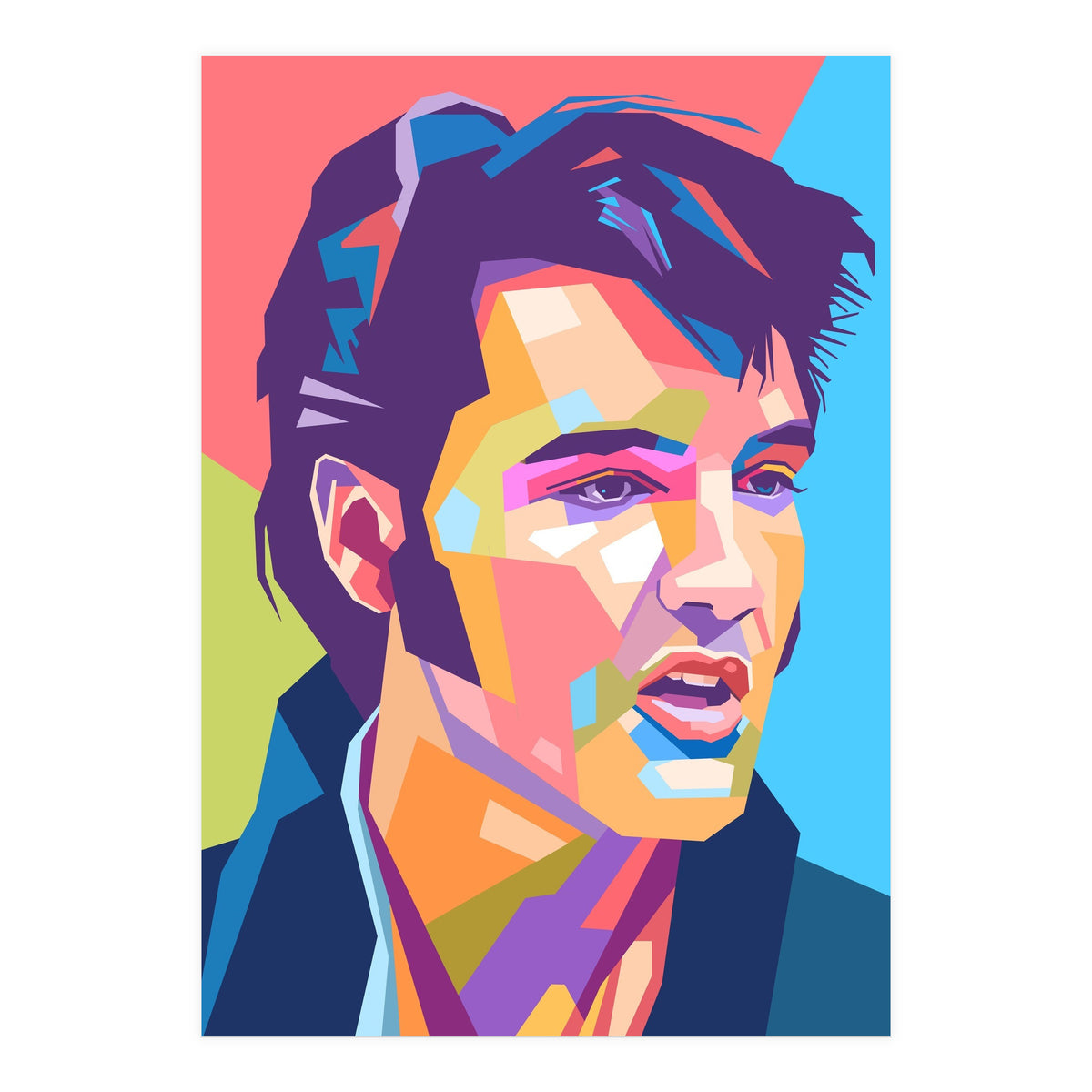 Elvis Presley pop art (Print Only)