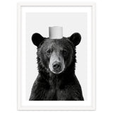 Bear, Toilet Paper Crown, Nursery Animal Art for Children thumbnail