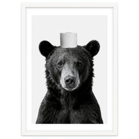 Bear, Toilet Paper Crown, Nursery Animal Art for Children