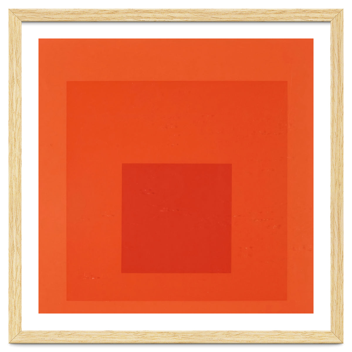 JOSEF ALBERS - HOMAGE TO THE SQUARE RED