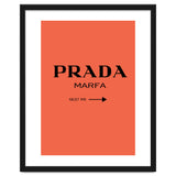 Prada Marfa, Fashion Sign Poster, Chic Decor, thumbnail