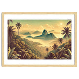 Vintage Brazil, Rio De Janeiro Tropics Poster thumbnail
